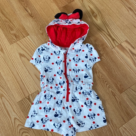 NWOT Disney | Minnie Mouse terry romper - Picture 1 of 5
